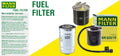 Set of 10 Fuel Filters WK692 for Audi A3 Quattro VW Beetle Golf Eos (2006–2013)