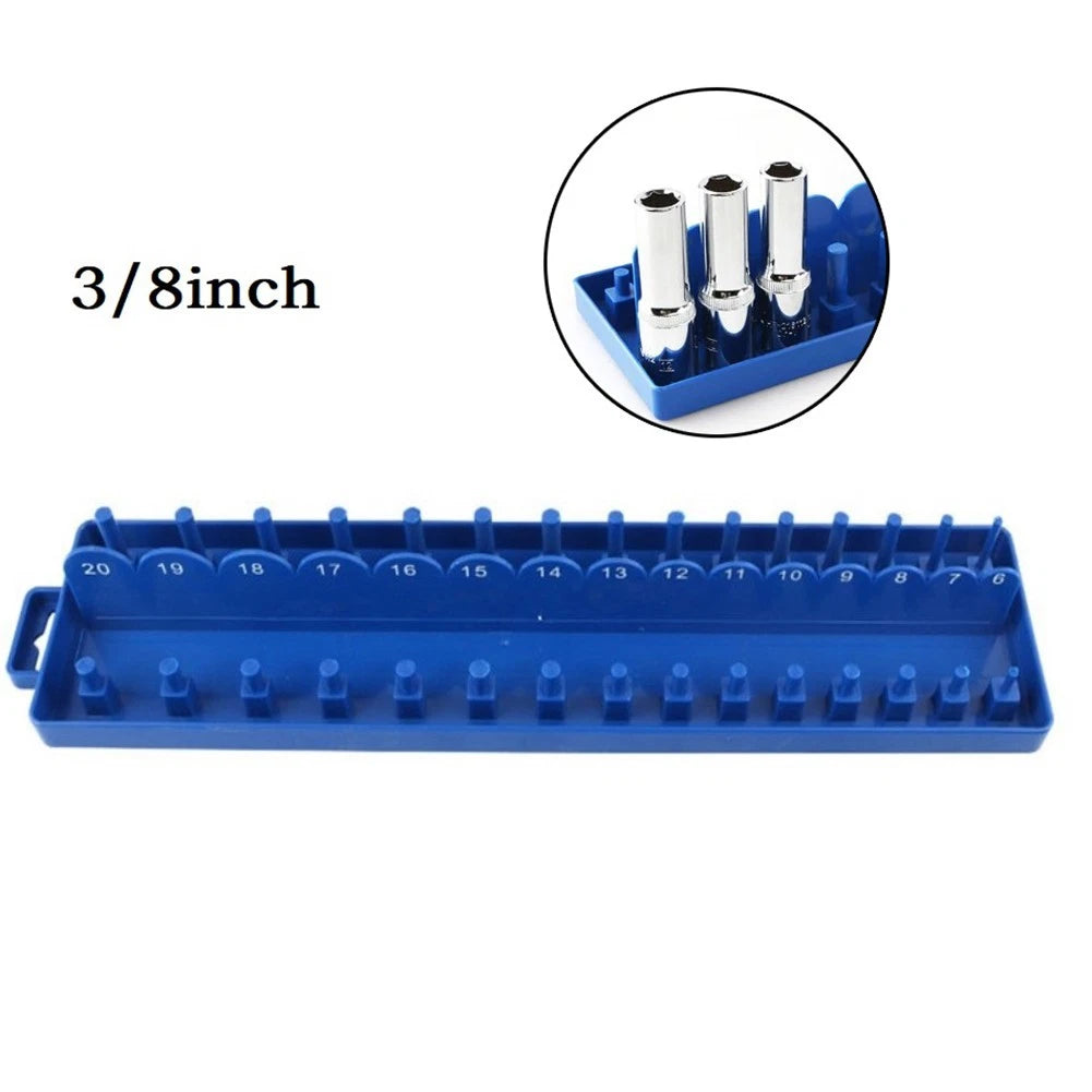 Socket Storage Organizer for Garage Workshop (Metric)