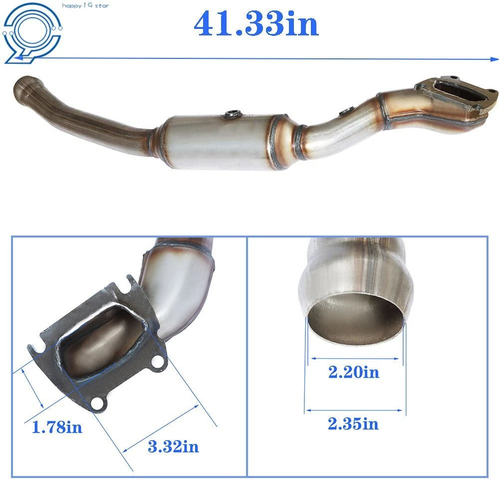 Driver Side Catalytic Converter for Jeep Grand Cherokee (2011-2012)