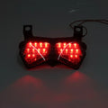 Black LED Tail Light Turn Signal for Kawasaki Z750 ZX6R (2003-2006)