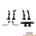 3 x Black Bullet 3 in 1 LED Turn Signal Tail Lights for Sportster S