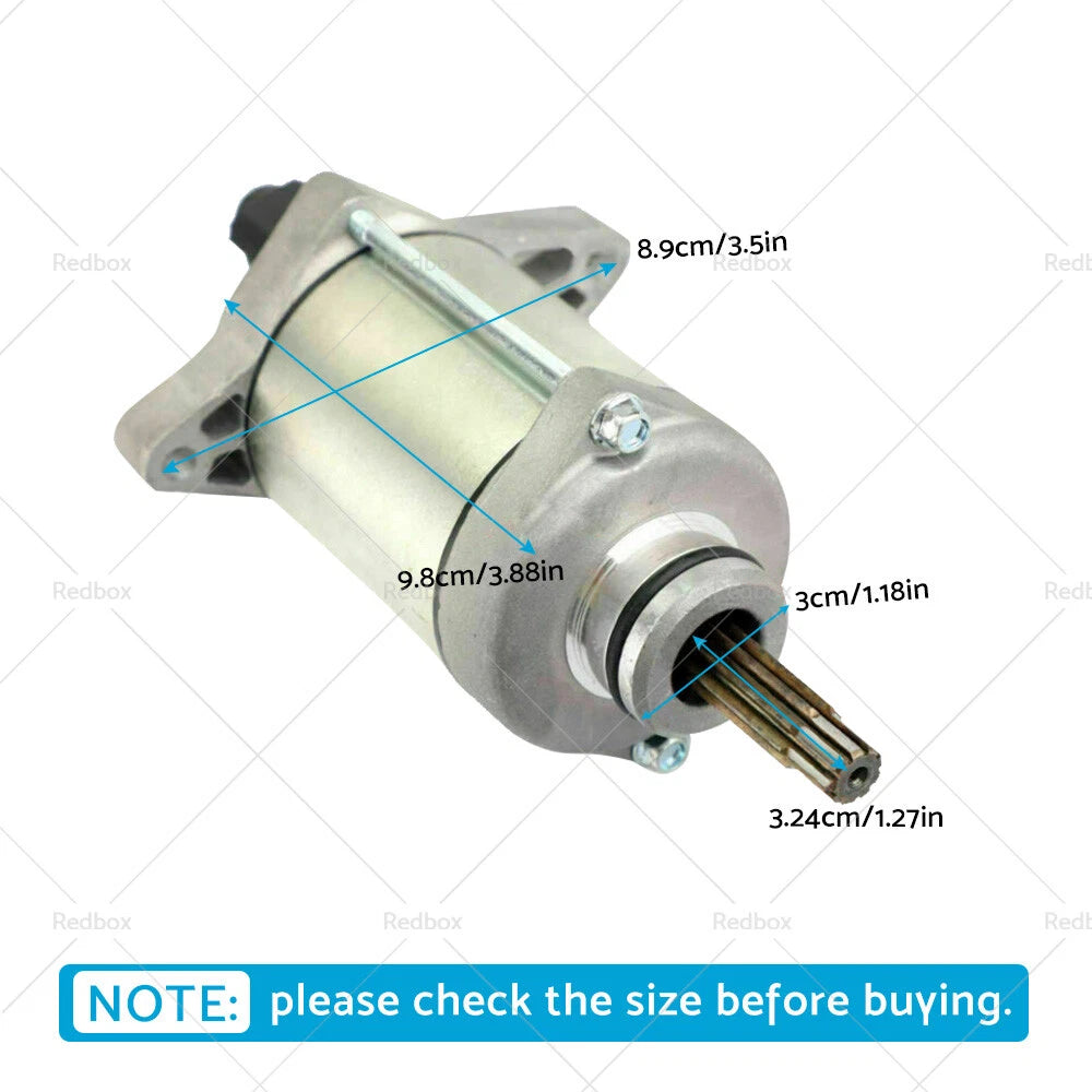 Starter Motor 31200-HR0-F01 for Honda TRX420 FourTrax Rancher (2007–2014)