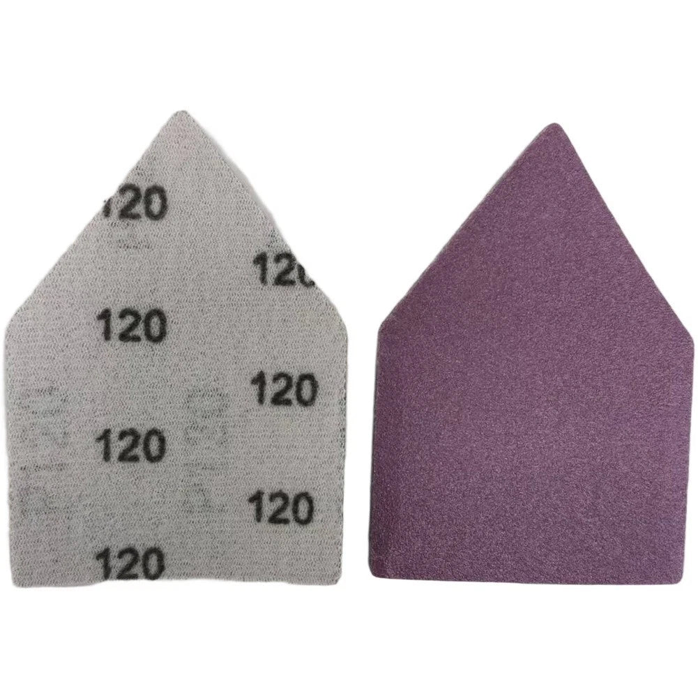 Set of 50 Triangle Sanding Sheets 80240 for Wood and Metal Finishing