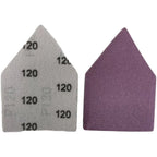 Set of 50 Triangle Sanding Sheets 80240 for Wood and Metal Finishing