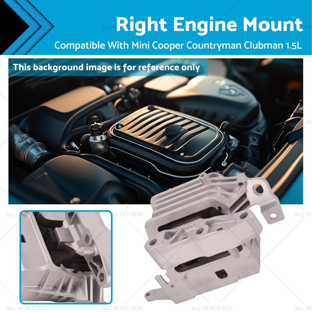Engine Mount Right for Mini Cooper Countryman Clubman (2010–2020) 22118835570