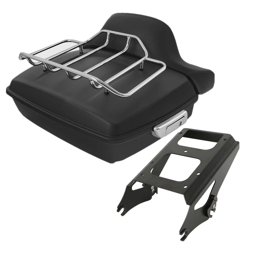 Chopped Trunk Pad & Mount Rack for Harley Touring Street Road Glide (2009–2013)