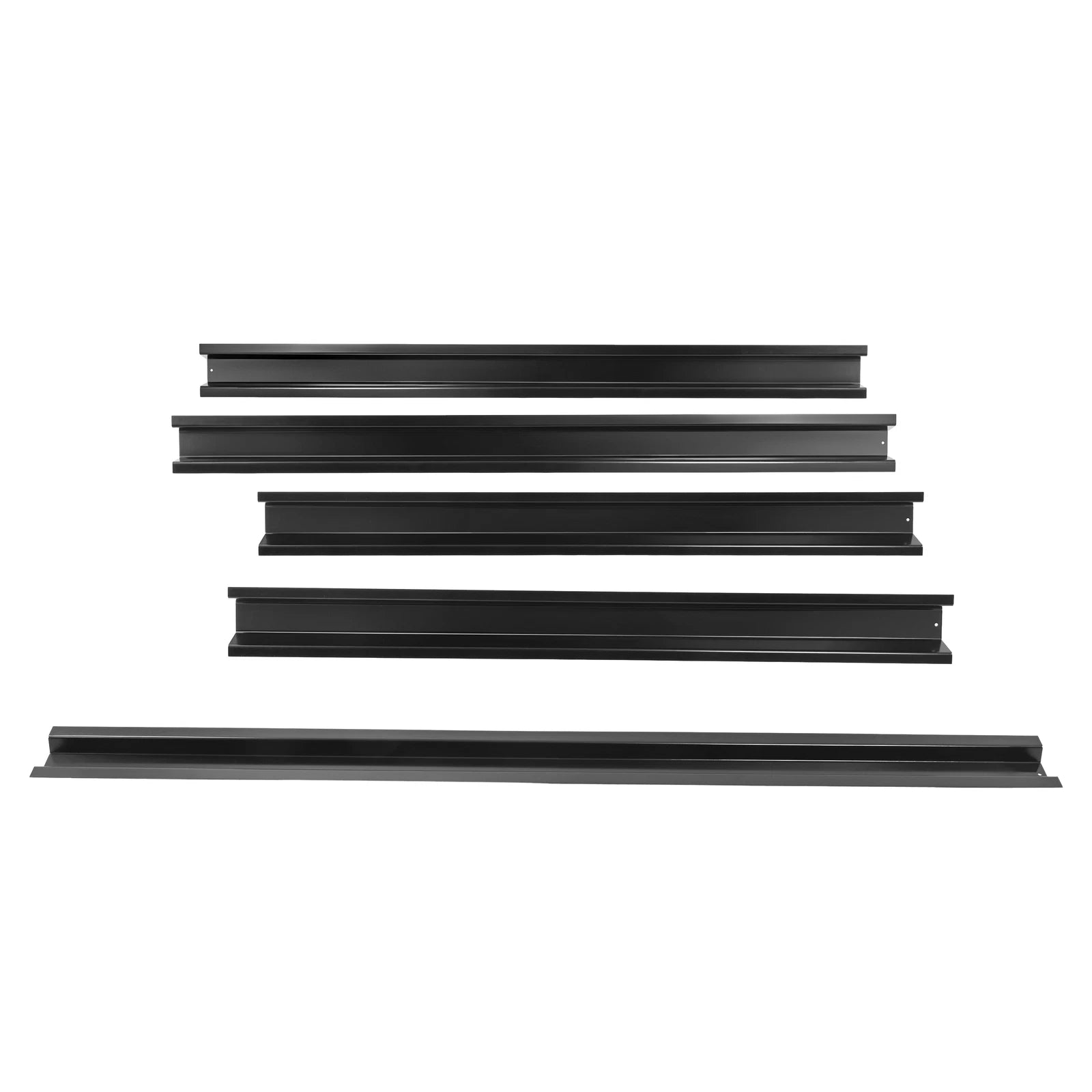 Set of 5 Truck Bed Floor Support Crossmembers for Ford F-150 (1977–2016)