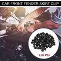 100 Pcs Front Fender Skirt Clip for Honda Civic (2013–2021) & Honda Fit (2015–2021)