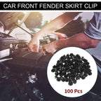 100 Pcs Front Fender Skirt Clip for Honda Civic (2013–2021) & Honda Fit (2015–2021)