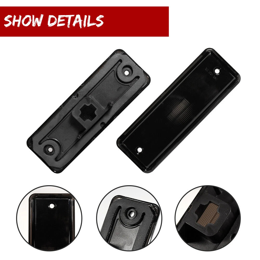Set of 4 Smoke Lens Side Marker Lights for El Camino & Caballero (1978–1987)