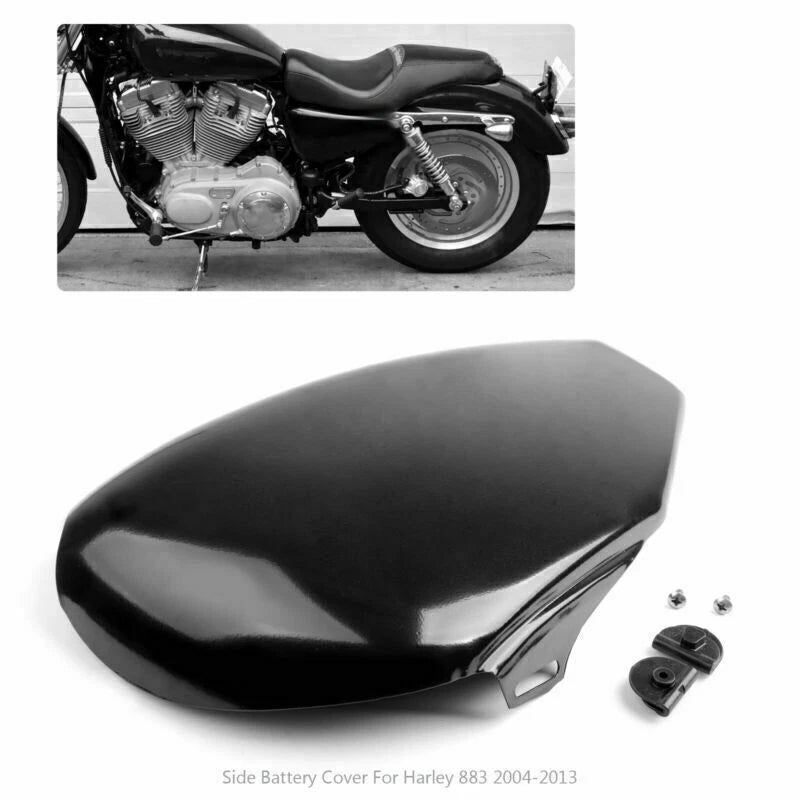Left Side Battery Cover for Harley Sportster XL 883 1200 (2004–2013) T9