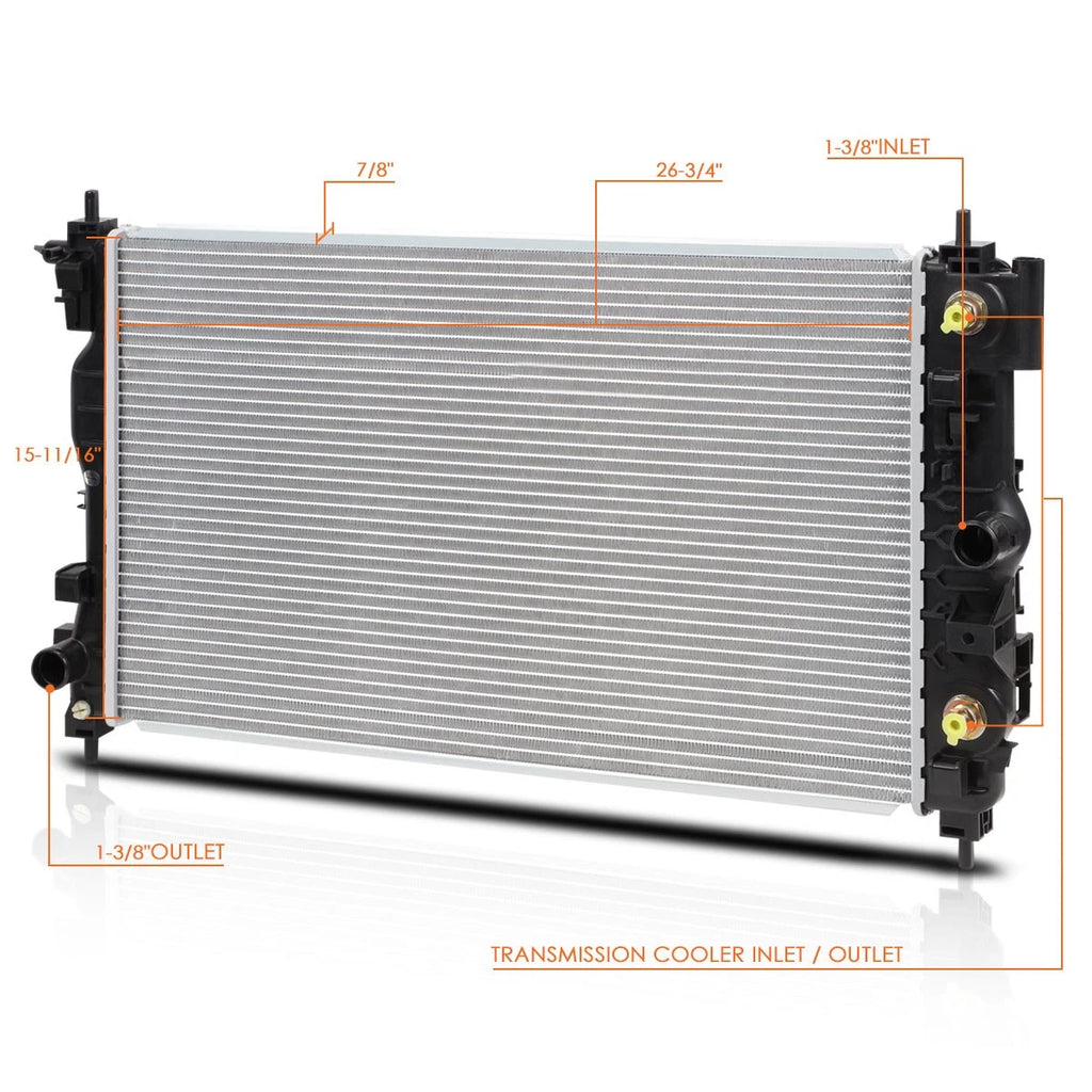 Full Aluminum Cooling Radiator for Chevy Impala (2014–2019) DPI-13146