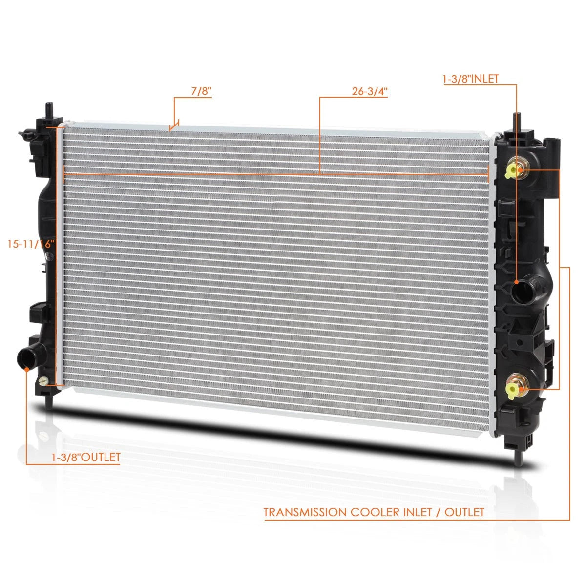Full Aluminum Cooling Radiator for Chevy Impala (2014–2019) DPI-13146