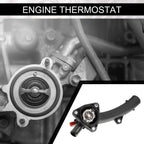 Thermostat Housing Assembly for Toyota Camry (2018-2023) 1 x Black