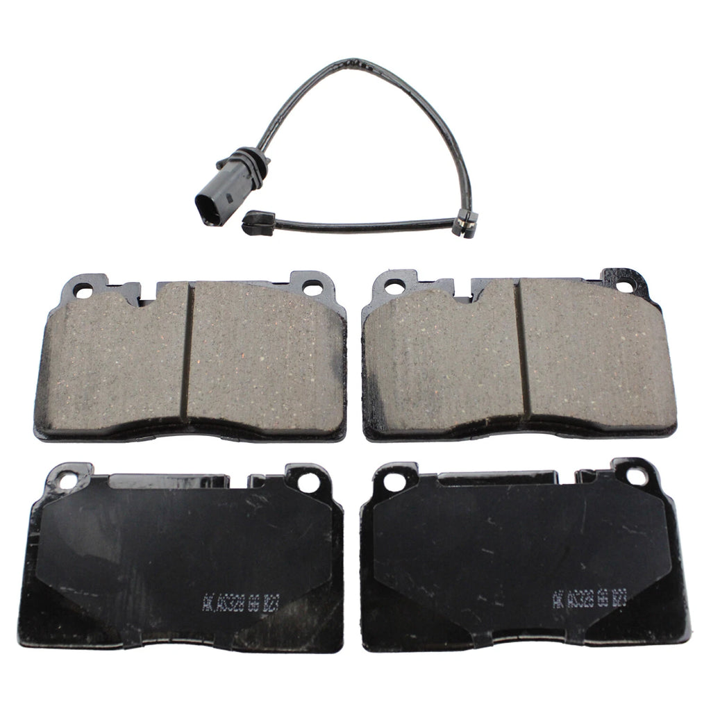 Set of 4 Akebono Euro Front Ceramic Disc Brake Pads for Audi Q5 (2013–2017)