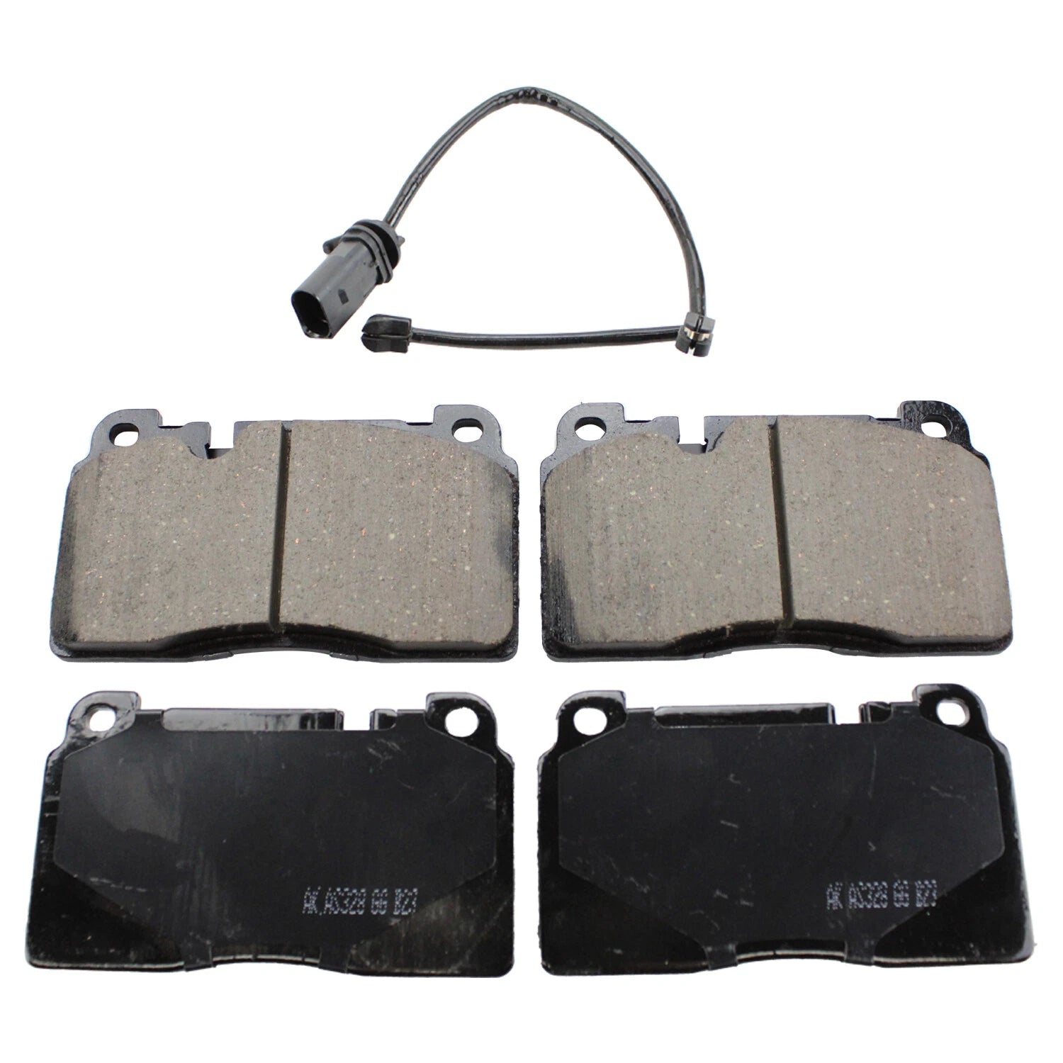 Set of 4 Akebono Euro Front Ceramic Disc Brake Pads for Audi Q5 (2013–2017)