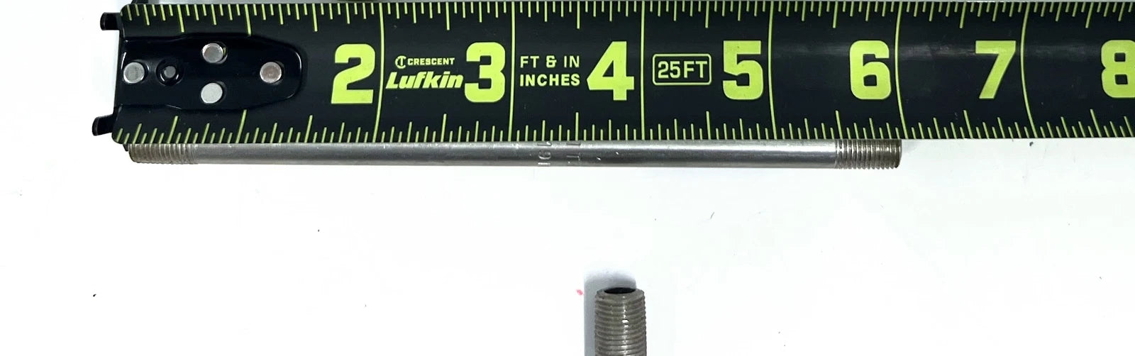 Set of 3 Stainless Threaded Pipes for Merrit 6004-600