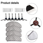 Set of 4 Side Brush Filter Mop Cloths for ECOVACS DEEBOT N20 (2020–2023)