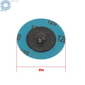 50PCS 2 Inch Aluminum Oxide Sanding Discs for Die Grinder (120 Grit)