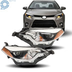 Set of 2 Headlights for Toyota Corolla (2014–2016) Left+Right