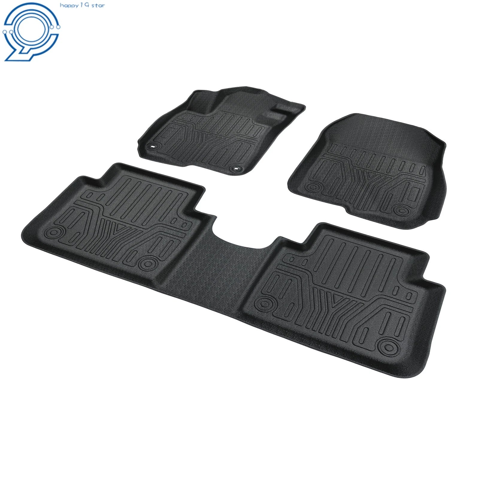 TPE Floor Mats for Honda CR-V (2017–2022) All Weather Anti-Slip