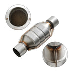 2X 2.5" Universal Catalytic Converter for Chevy Silverado 1500