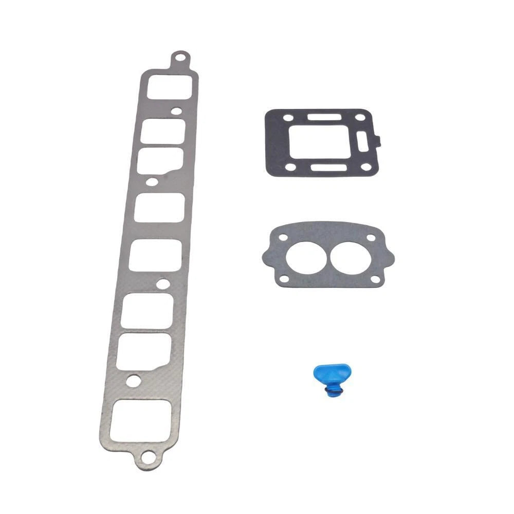 Exhaust Manifold Kit Gasket & Plug for Mercruiser (27-997772, 27-53354, 8M0119211)