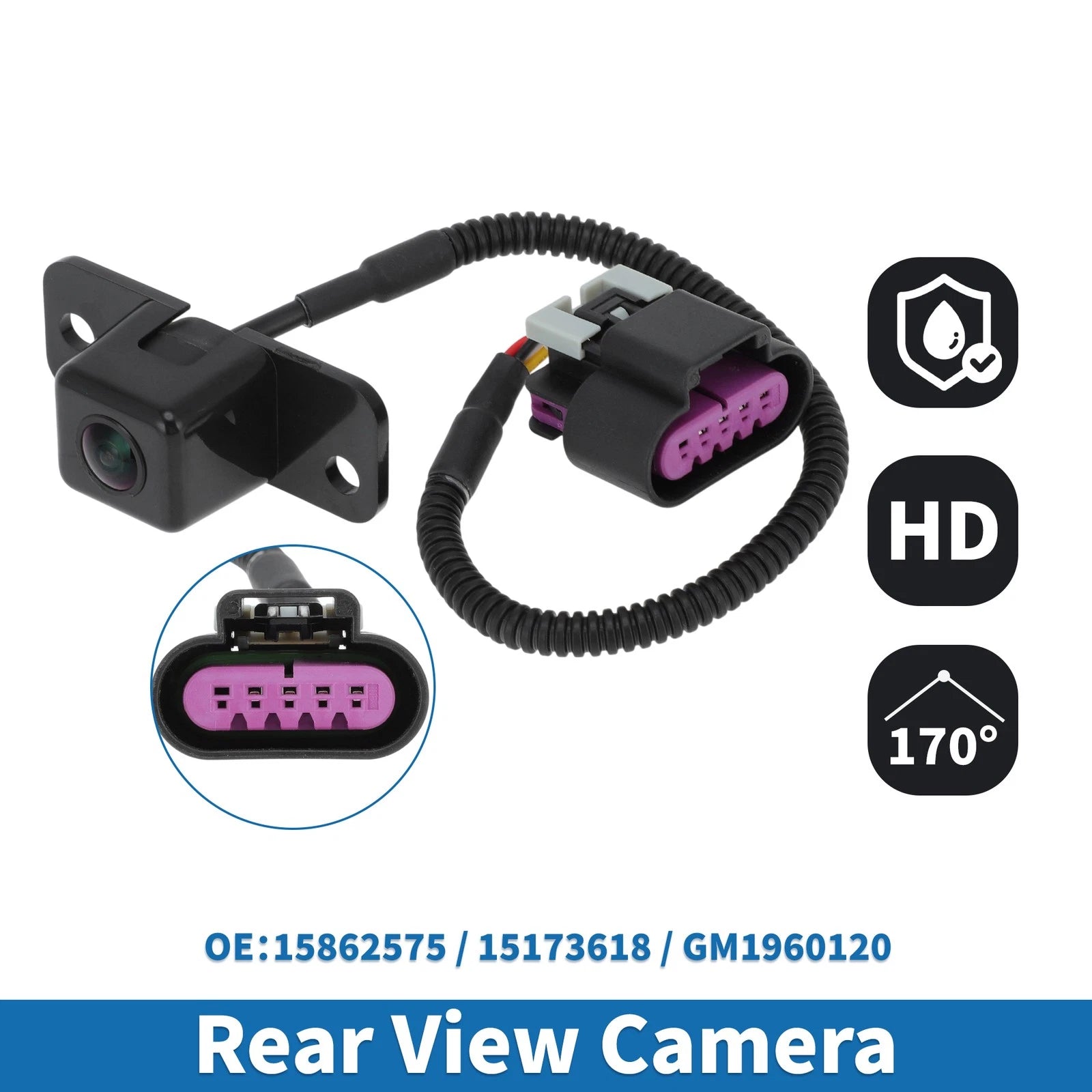 Rear View Park Assist Backup Camera 15862575 for Chevrolet Avalanche (2007–2008)