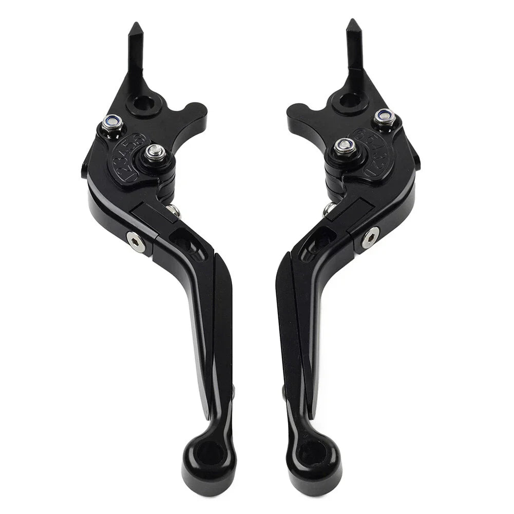Black Extendable Brake Clutch Levers for Suzuki GSXR600 GSXR750 GSXR1000 (06-10)