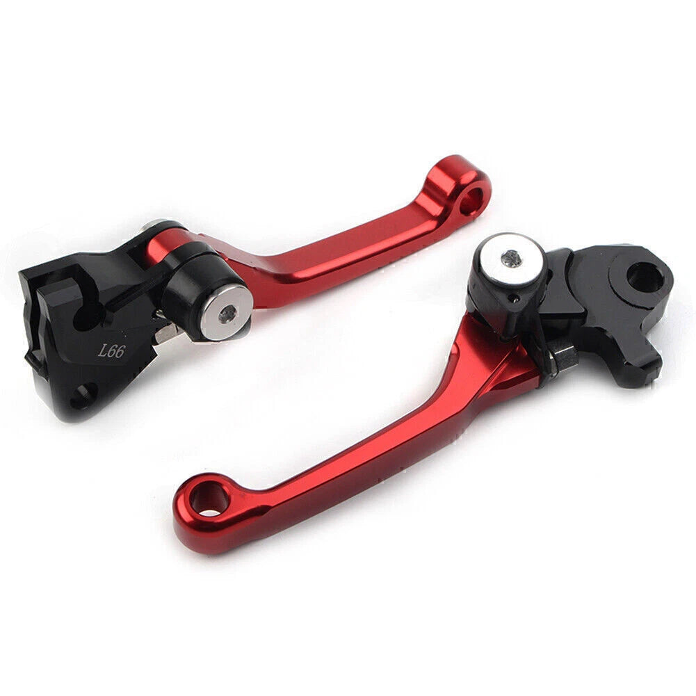 Red Pivot Brake Clutch Levers for Yamaha YZ 250F YZ 426F YZ 450F (2009–2020)