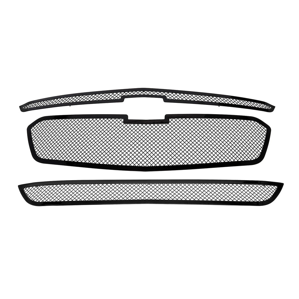 Stainless Black Mesh Grille Insert for Chevy Malibu (2014-2015)