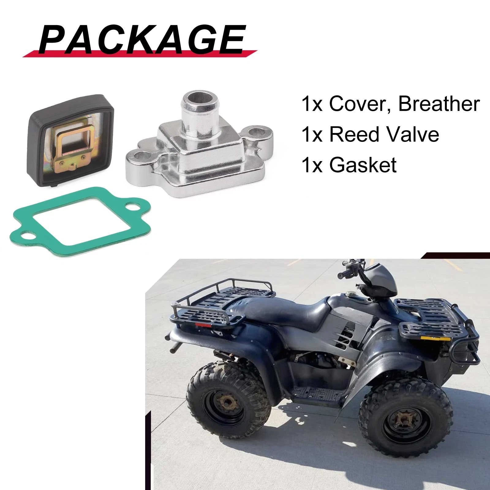 Cylinder Breather Cover & Reed Valve & Gasket for Polaris Ranger 570 (2014–2023)