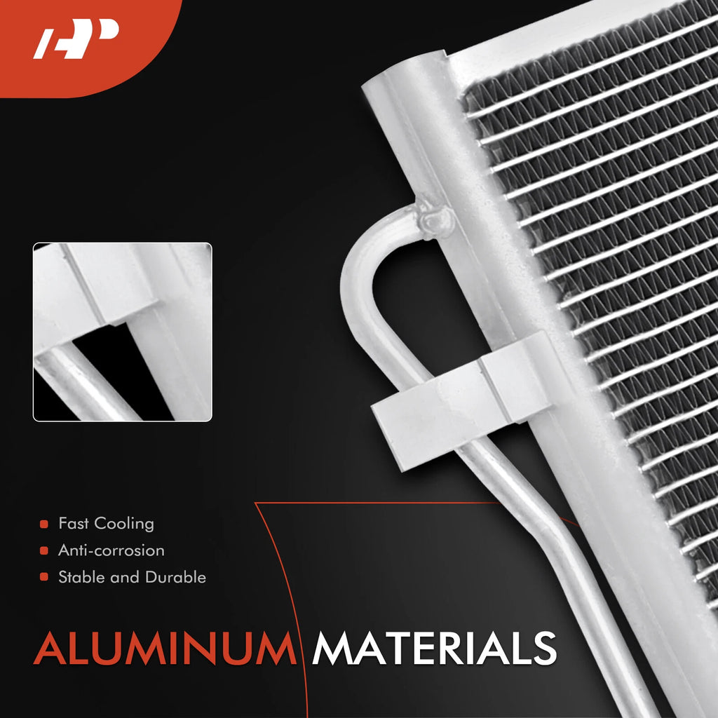 A/C Condenser with Bracket & Receiver Drier for Kia Optima (2017-2018)