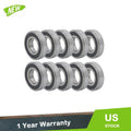 Set of 10 Deep Groove Ball Bearings 35mm x 72mm x 17mm Rubber Sealed