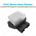 HVAC Blower Motor Resistor for Dodge Ram 1500, Jeep Wrangler, Camry (2006–2019)