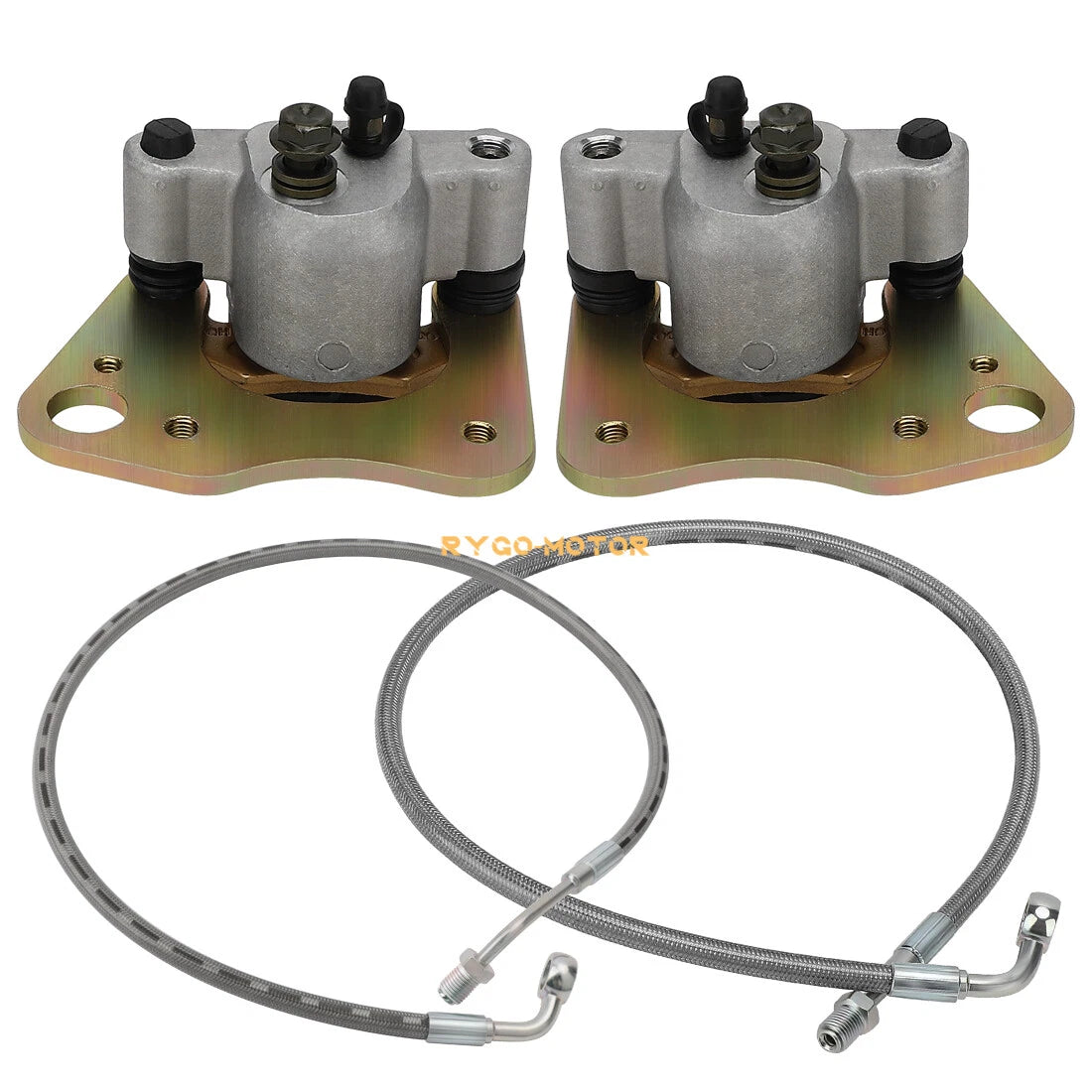 Front Brake Calipers & Hose Lines for Polaris Sportsman 500 570 700 800 (2000–2023)