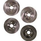 Front and Rear Disc Brake Rotors for Lexus CT200h (2011–2016)