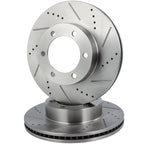 Front Drilled Slotted Brake Rotors for Toyota Sequoia Tundra (2000–2006)