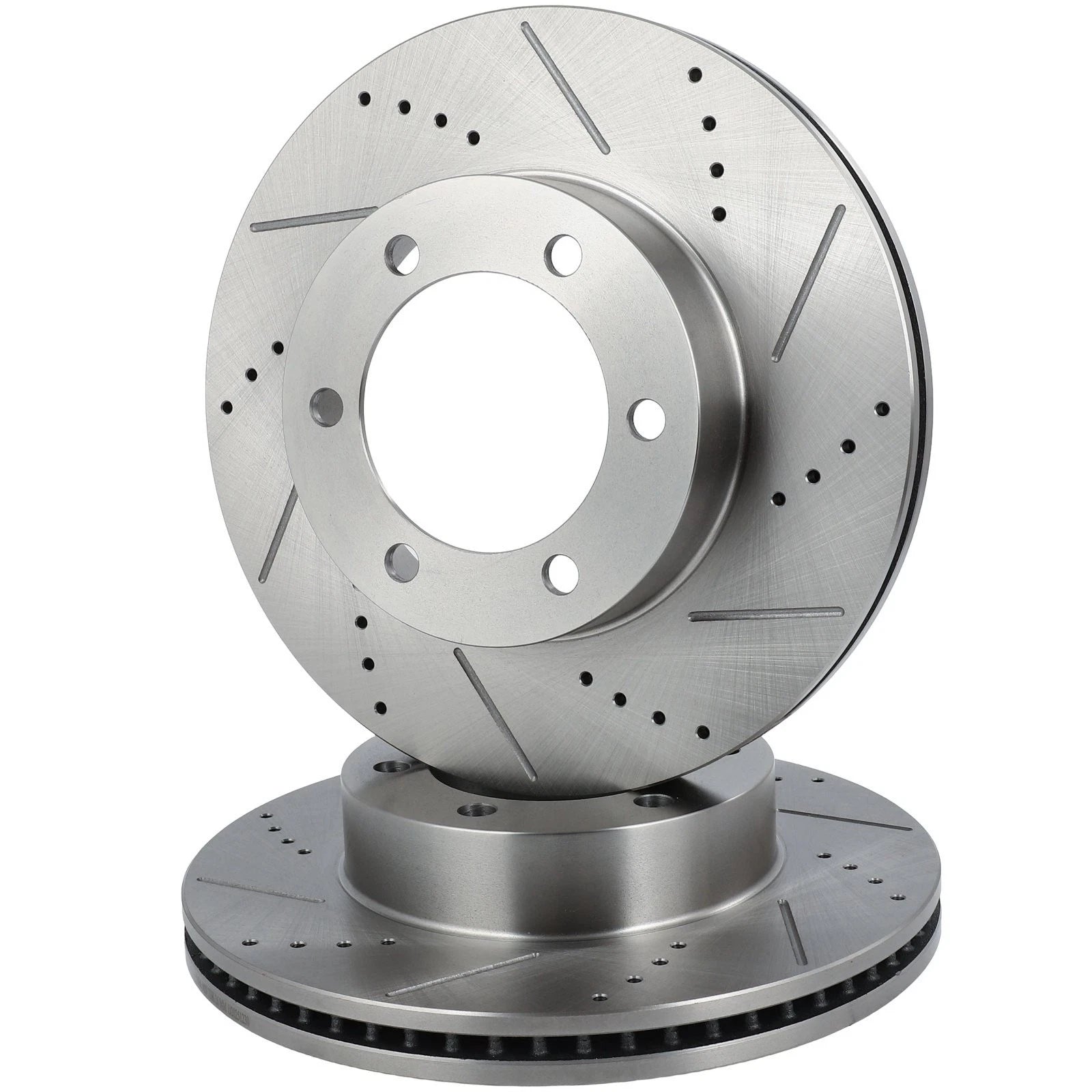 Front Drilled Slotted Brake Rotors for Toyota Sequoia Tundra (2000–2006)