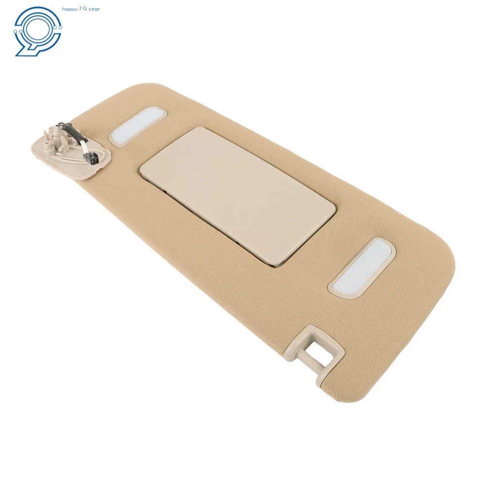 Passenger Right Side Sun Visor for Silverado Sierra Tahoe Yukon (2007–2014) Beige