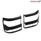 Headlight Trim Bezel Set for Chevy Silverado 1500 (2016–2018) Paintable