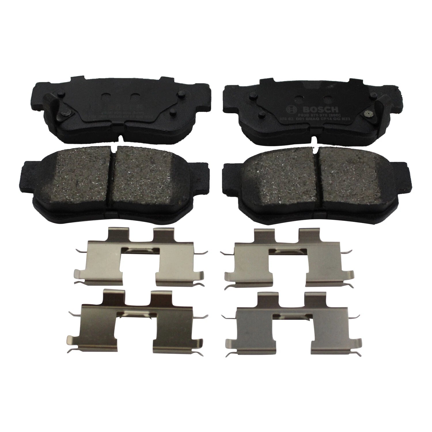 Bosch QuietCast Rear Ceramic Brake Pads for Azera Elantra Sonata (2006–2016)