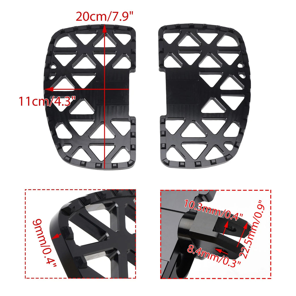 Front Footrests Foot Pegs for Yamaha Bolt / Bolt R-Spec / XV950R (2014–2024)
