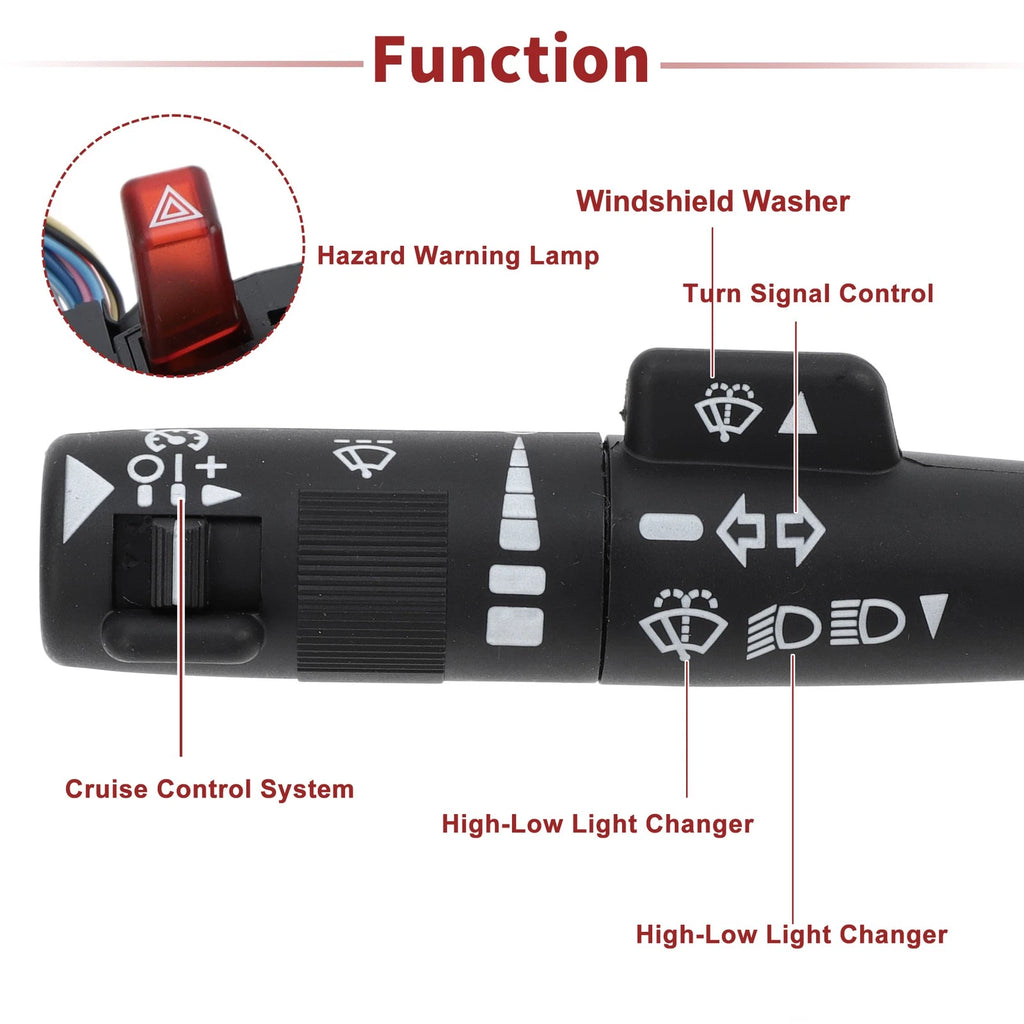 Turn Signal Switch Lever No.26090822 for Chevrolet C4500 C5500 (2003–2009)