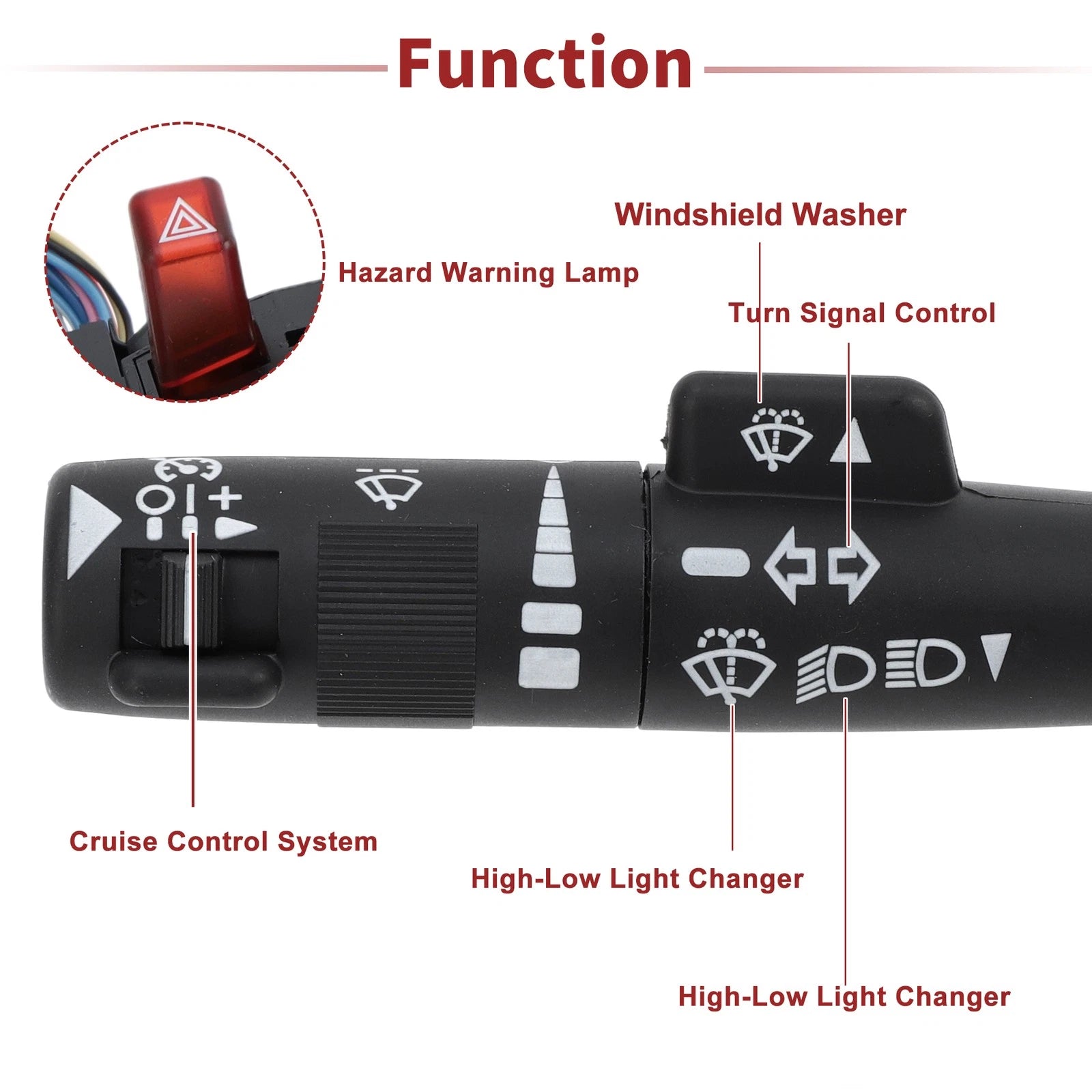 Turn Signal Switch Lever No.26090822 for Chevrolet C4500 C5500 (2003–2009)