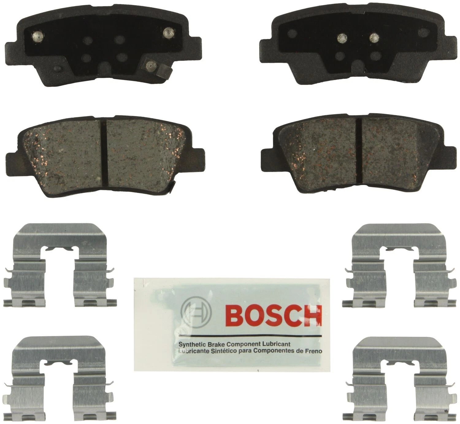 Rear Blue Disc Brake Pads Bosch BE1313H for Hyundai Azera Sonata (2006–2019)