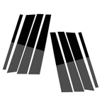 8 x Door Pillar Films Strips Stickers for BMW X5 E53 (2000-2006)