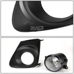 Fog Lights Set for Toyota Corolla (2011–2013) OE Clear Lens + Bezel + Switch