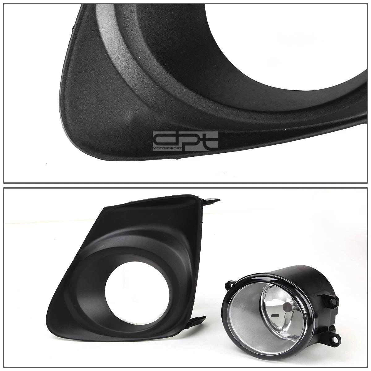 Fog Lights Set for Toyota Corolla (2011–2013) OE Clear Lens + Bezel + Switch