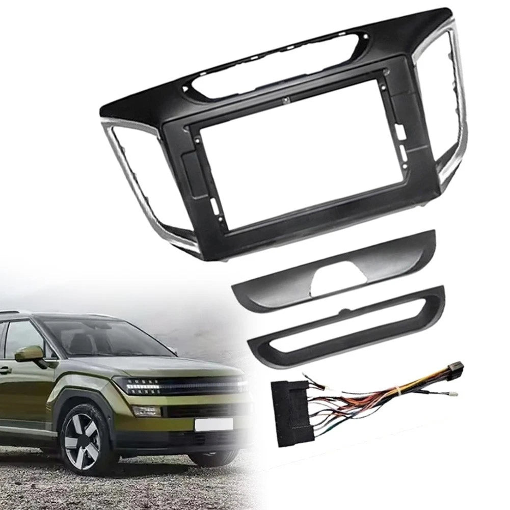 2DIN Fascia Panel with Harness for Hyundai IX25 Creta (2015–2018)